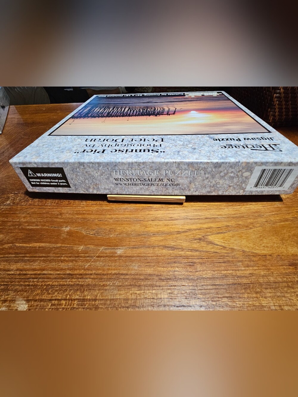Heritage 'Sunrise Pier' 550-Piece Jigsaw Puzzle - Sunset Colors - Picture 4 of 6